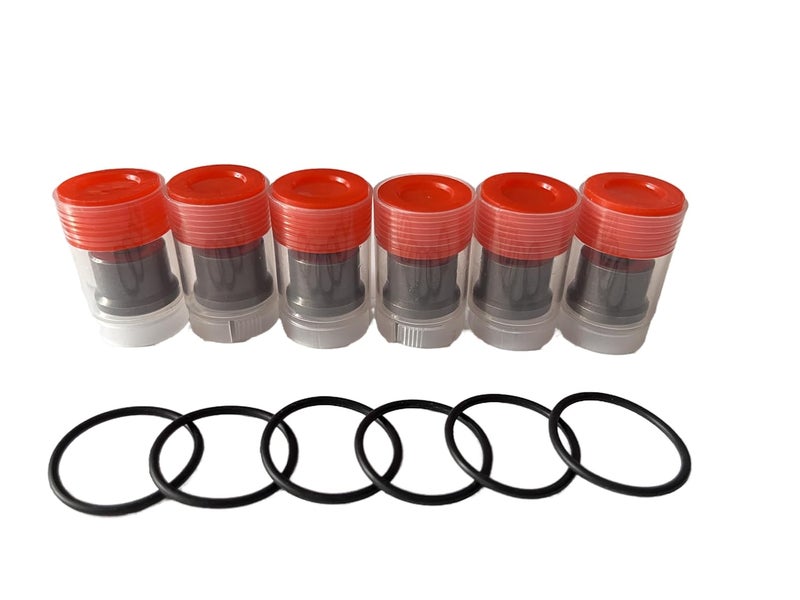 AWauto 191 Delivery Valve 2418552159 Replacement for Dodge Ram Cummins 12V P7100 5.9L 1994 1995 1996 1997 1998, 5.9 P Pump 2500 3500 Engine,6pcs Delivery Valve - Image 1